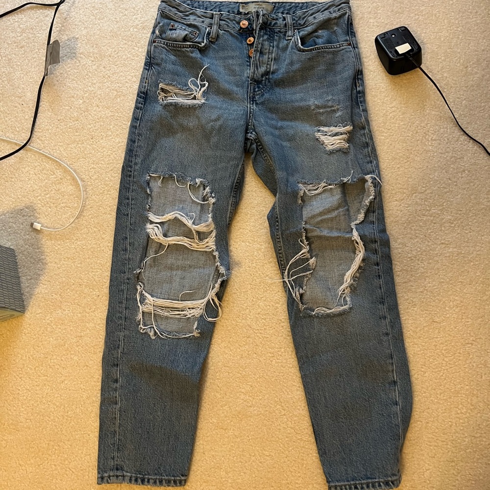 Topshop Hayden moto jeans